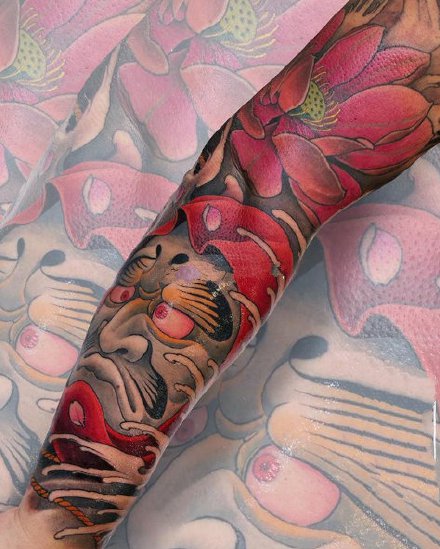 传统花臂纹身：18款传统的花臂纹身作品图案